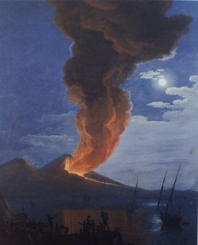 Eruption of Vesuvius by Saverio della Gatta